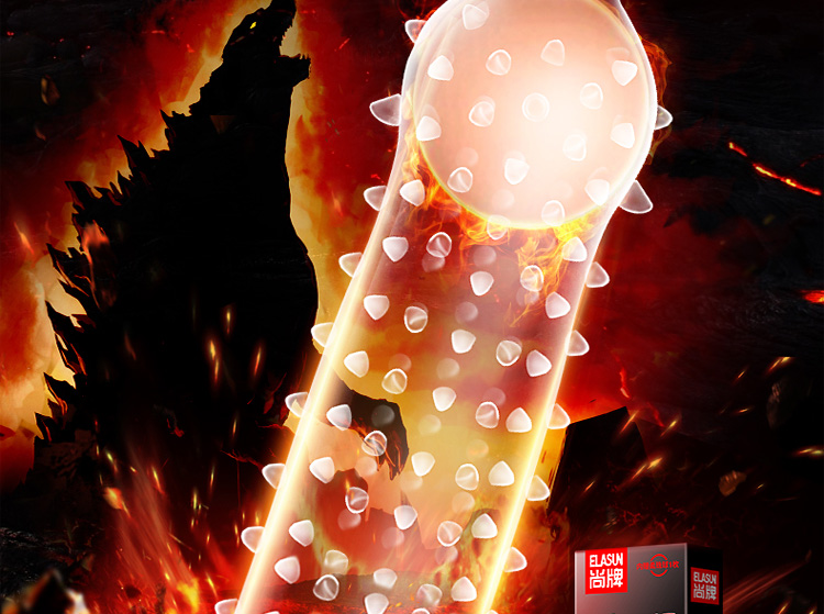 尚牌 狼牙柔珠避孕套10只装